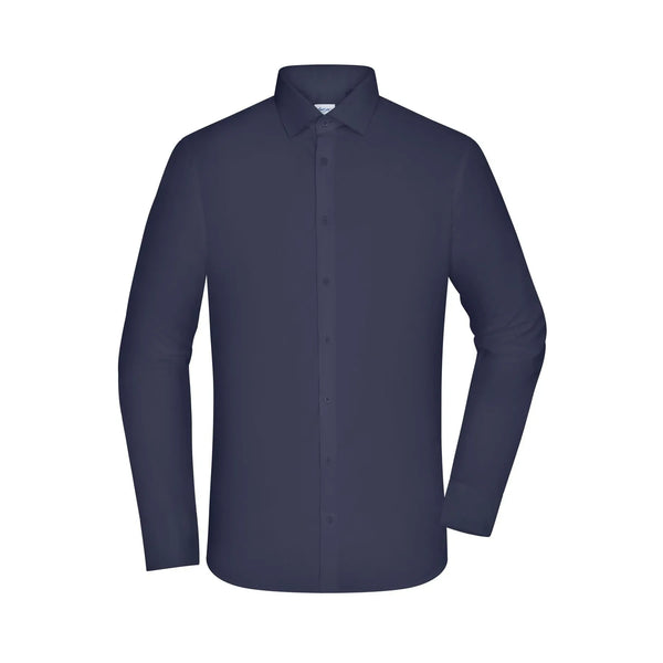Camicia Mens  - Slim Fit - blu / S - personalizzabile con logo