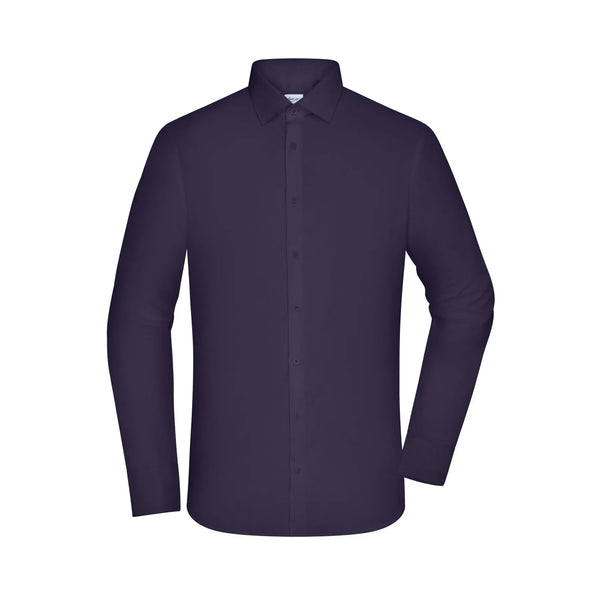 Camicia Mens  - Slim Fit - viola / S - personalizzabile con logo
