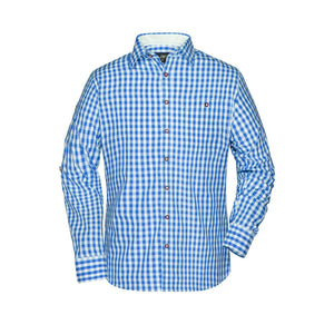 Camicia Mens Traditional royal / S - personalizzabile con logo