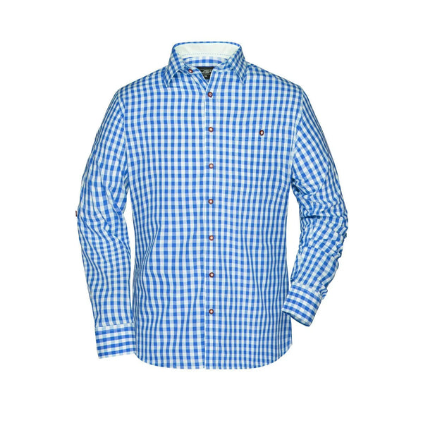 Camicia Mens Traditional royal / S - personalizzabile con logo