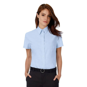 Camicia Oxford Manica Corta Donna - personalizzabile con logo