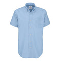 Camicia Oxford Manica Corta Uomo oxford blue / S - personalizzabile con logo
