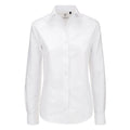 Camicia Oxford Manica Lunga Donna bianco / XS - personalizzabile con logo