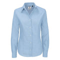 Camicia Oxford Manica Lunga Donna blu / XS - personalizzabile con logo