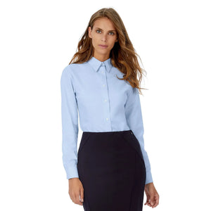 Camicia Oxford Manica Lunga Donna - personalizzabile con logo