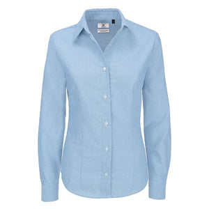 Camicia Oxford Manica Lunga Donna - personalizzabile con logo
