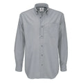 Camicia Oxford Manica Lunga Uomo grigio / S - personalizzabile con logo