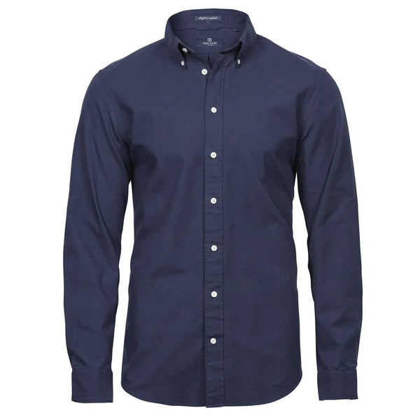 Camicia Perfect Oxford blu / S - personalizzabile con logo