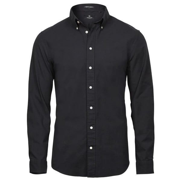 Camicia Perfect Oxford nero / S - personalizzabile con logo