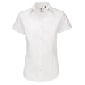 Camicia Sharp Manica Corta Donna bianco / XS - personalizzabile con logo