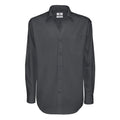 Camicia Sharp Manica Lunga Uomo grigio / S - personalizzabile con logo