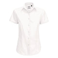 Camicia Smart Manica Corta Donna bianco / XS - personalizzabile con logo