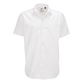 Camicia Smart Manica Corta Uomo bianco / S - personalizzabile con logo