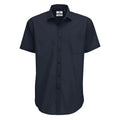 Camicia Smart Manica Corta Uomo blu / S - personalizzabile con logo