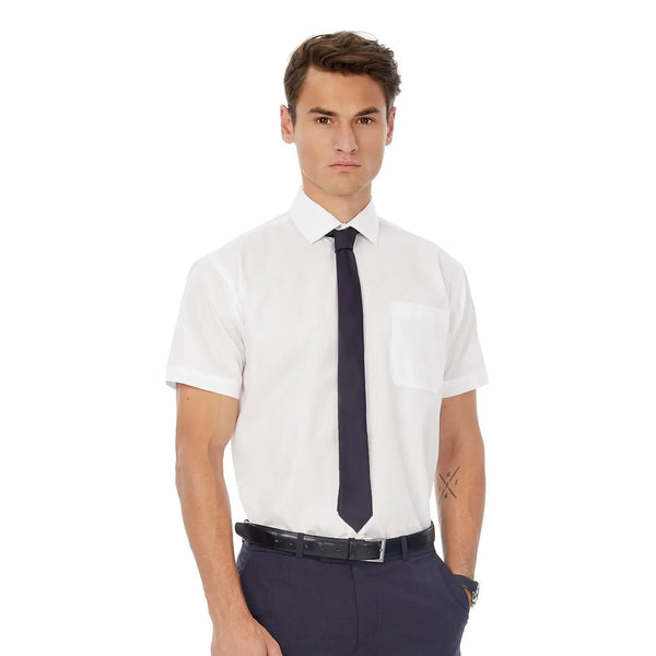 Camicia Smart Manica Corta Uomo - personalizzabile con logo