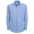 Camicia Smart Manica Lunga Uomo azzurro / S - personalizzabile con logo