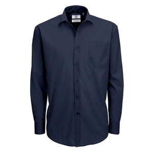 Camicia Smart Manica Lunga Uomo blu / S - personalizzabile con logo