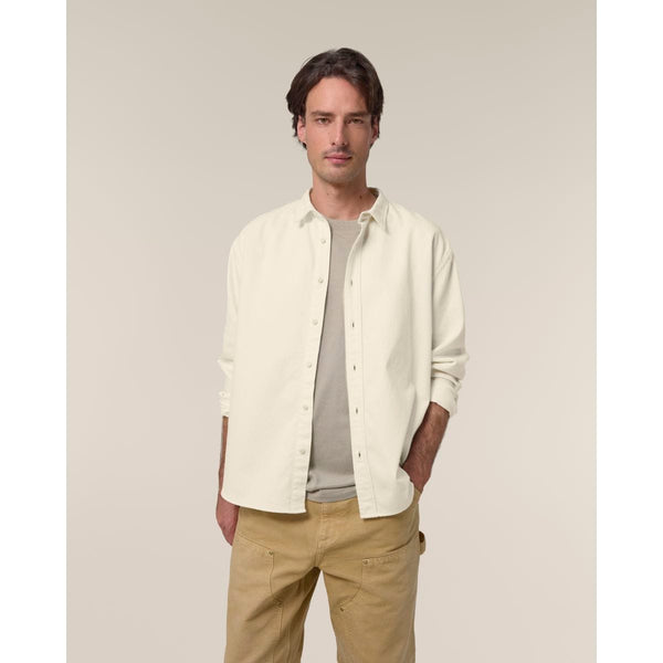 Camicia Unisex Relaxed Worker Shirt natural / XS - personalizzabile con logo