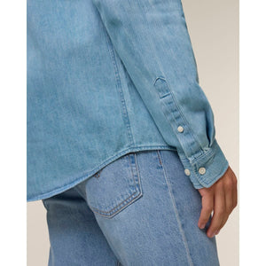 Camicia Uomo In Jeans Stanley Denim Shirt - personalizzabile con logo