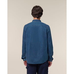 Camicia Uomo In Jeans Stanley Denim Shirt - personalizzabile con logo