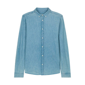 Camicia Uomo In Jeans Stanley Denim Shirt - personalizzabile con logo