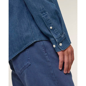 Camicia Uomo In Jeans Stanley Denim Shirt - personalizzabile con logo
