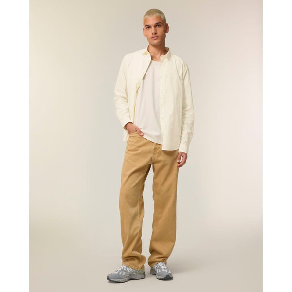 Camicia Uomo In Popeline Stanley Styler Shirt beige / S - personalizzabile con logo