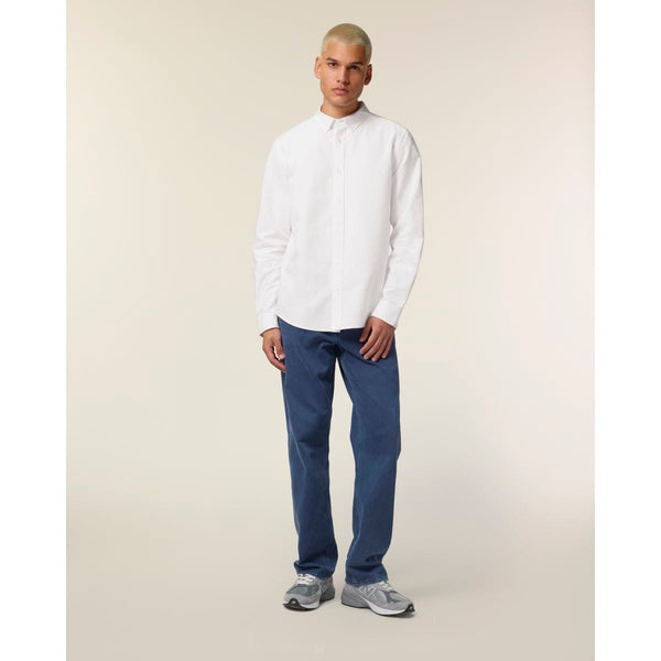Camicia Uomo Oxford Stanley Oxford Shirt bianco / S - personalizzabile con logo