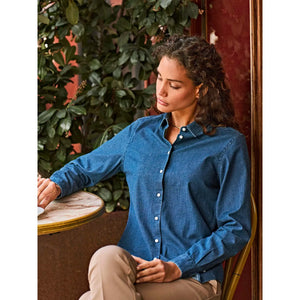 Camicia Women' denim - personalizzabile con logo