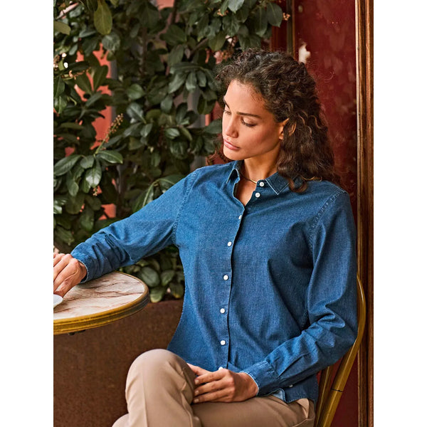 Camicia Women' denim - personalizzabile con logo