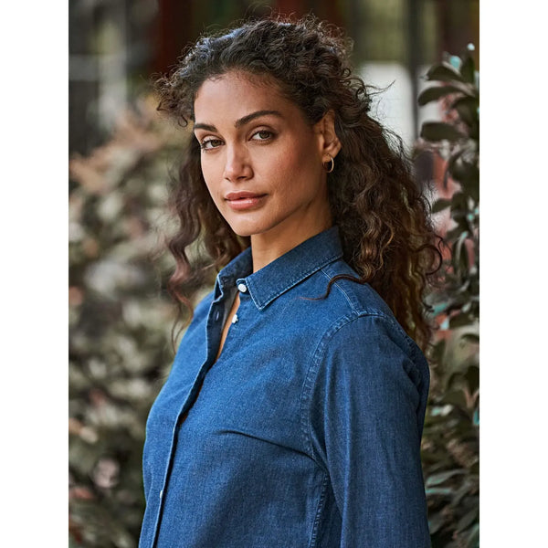 Camicia Women' denim - personalizzabile con logo
