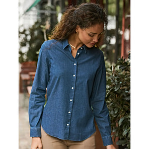 Camicia Women' denim - personalizzabile con logo