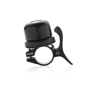 Campanello per bicicletta Pedalfinder con localizzatore nero - personalizzabile con logo