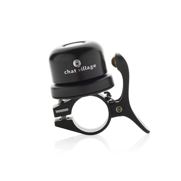 Campanello per bicicletta Pedalfinder con localizzatore nero - personalizzabile con logo