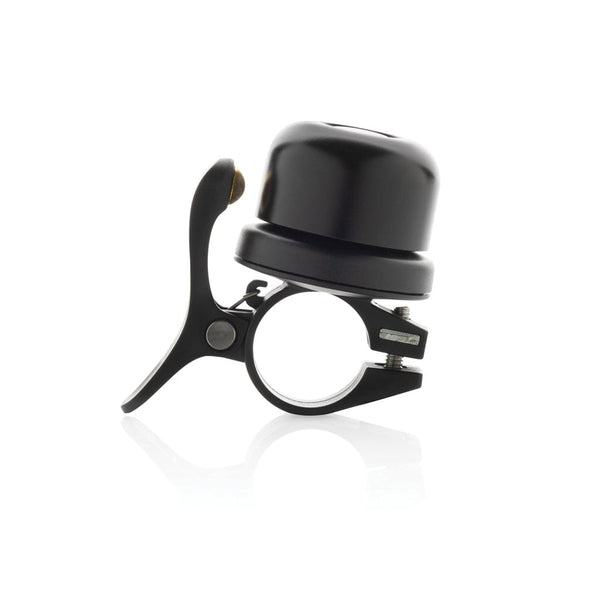 Campanello per bicicletta Pedalfinder con localizzatore nero - personalizzabile con logo