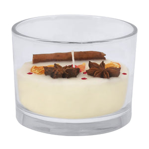 Candela Aromatica Dempsey bianco - personalizzabile con logo