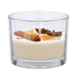 Candela Aromatica Dempsey bianco - personalizzabile con logo
