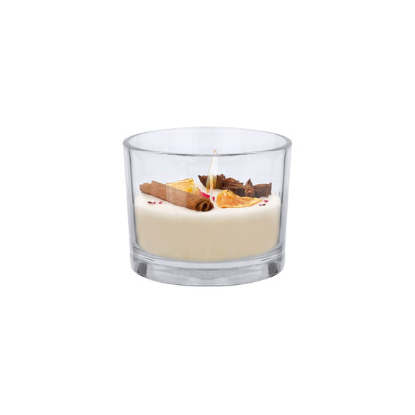 Candela Aromatica Dempsey bianco - personalizzabile con logo