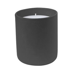 Candela Aromatica Elora grigio - personalizzabile con logo