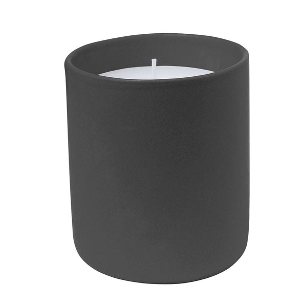 Candela Aromatica Elora grigio - personalizzabile con logo