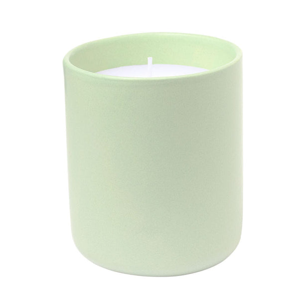Candela Aromatica Elora verde - personalizzabile con logo