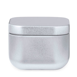 Candela Aromatica Hetfil color argento - personalizzabile con logo
