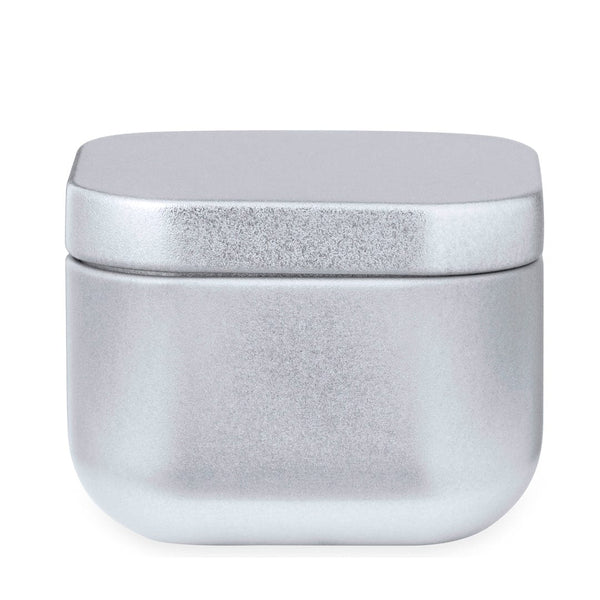 Candela Aromatica Hetfil color argento - personalizzabile con logo