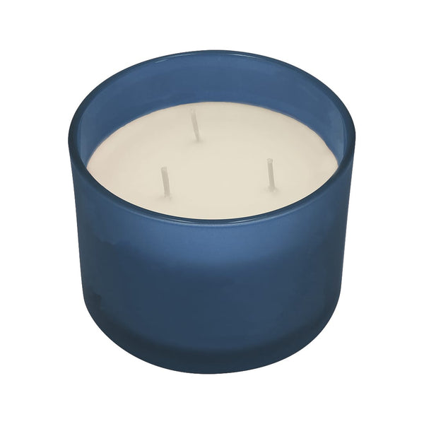 Candela Aromatica Lenzox blu navy - personalizzabile con logo
