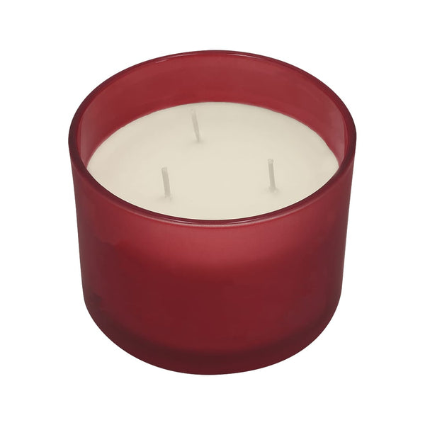 Candela Aromatica Lenzox rosso - personalizzabile con logo
