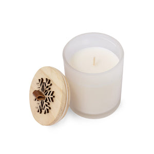 Candela Aromatica Lilnax bianco - personalizzabile con logo