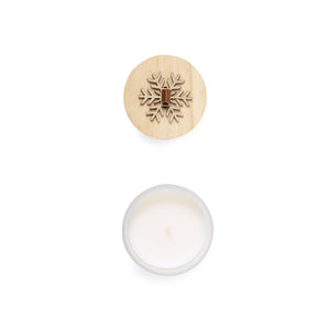 Candela Aromatica Lilnax bianco - personalizzabile con logo