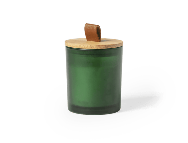 Candela Aromatica Lonka verde - personalizzabile con logo