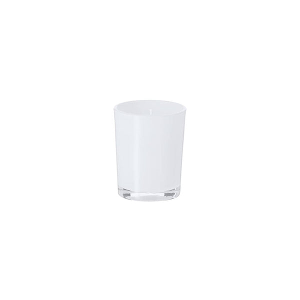 Candela Aromatica Vilbur bianco - personalizzabile con logo