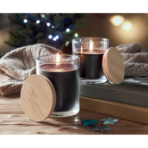 Candela fragranza vaniglia 40 ore - personalizzabile con logo